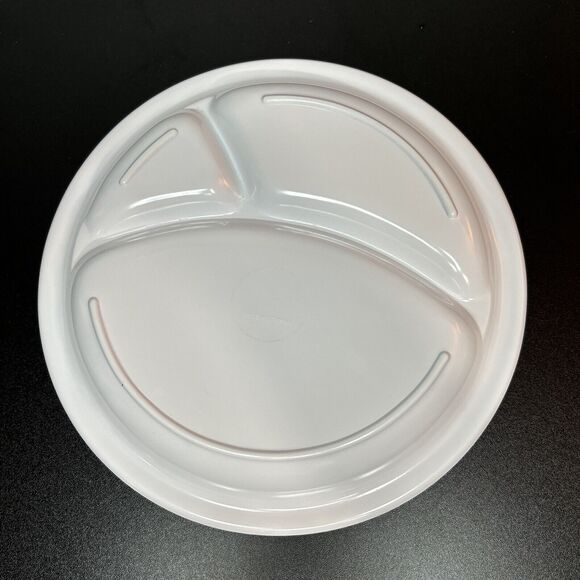 Vintage Melamine ABC Divided Children Toddler Plates Parenting - Picture 2 of 4